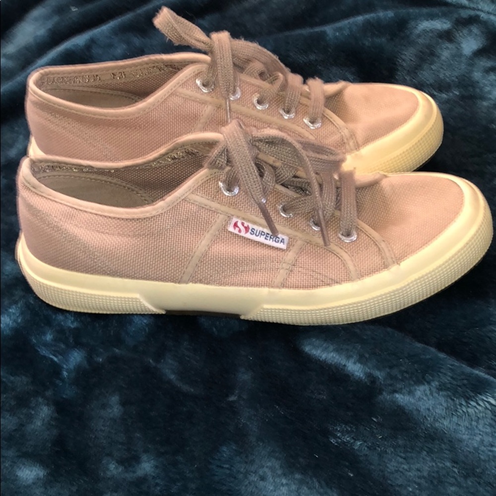 Superga, light brown women's 38